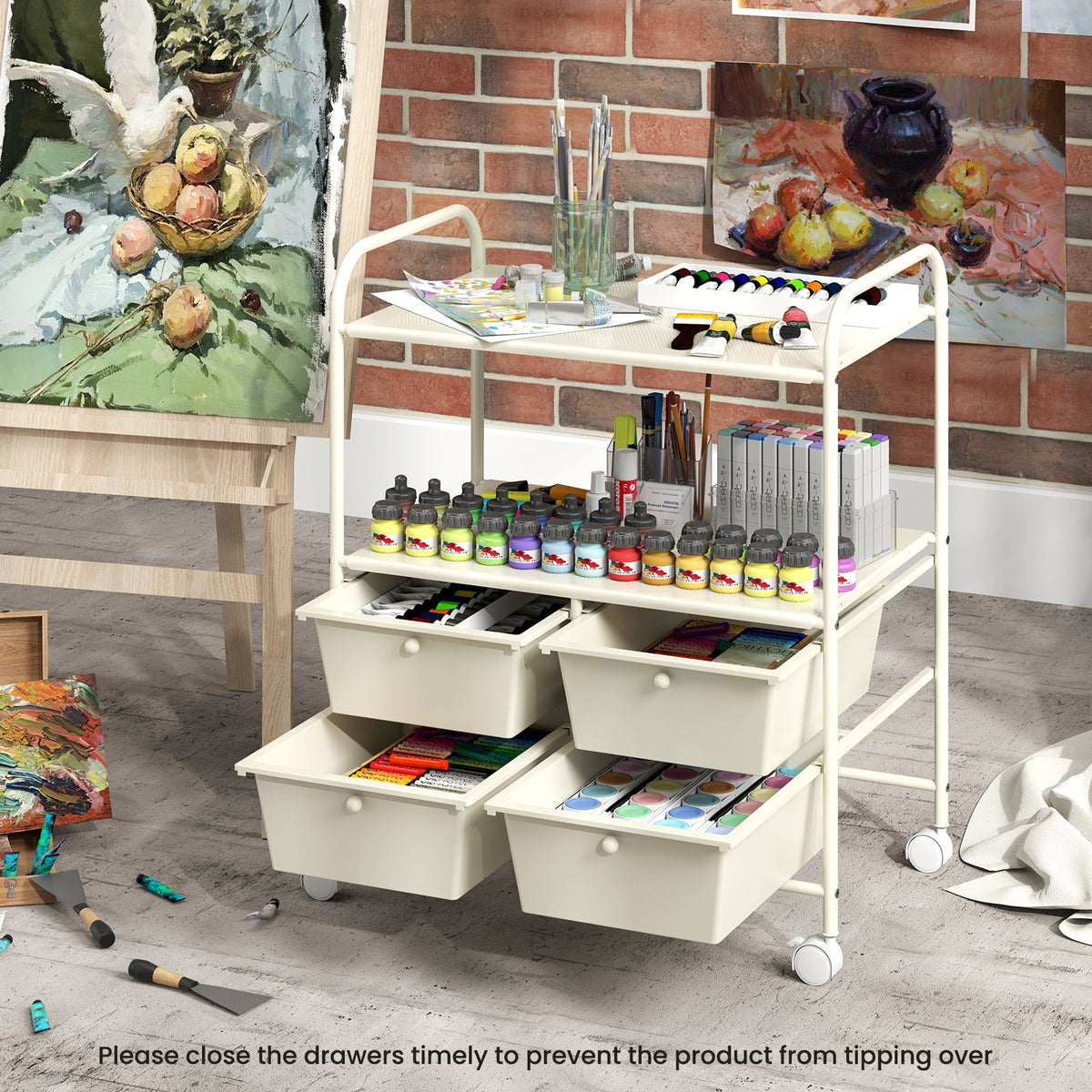 Wooden Mud Kitchen Set with Running Water Faucet Tank