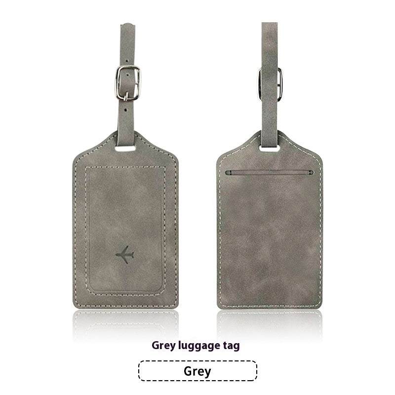 PU Leather Anti-magnetic Passport Holder Luggage Tag Suit