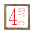 4th of July Framed Saying