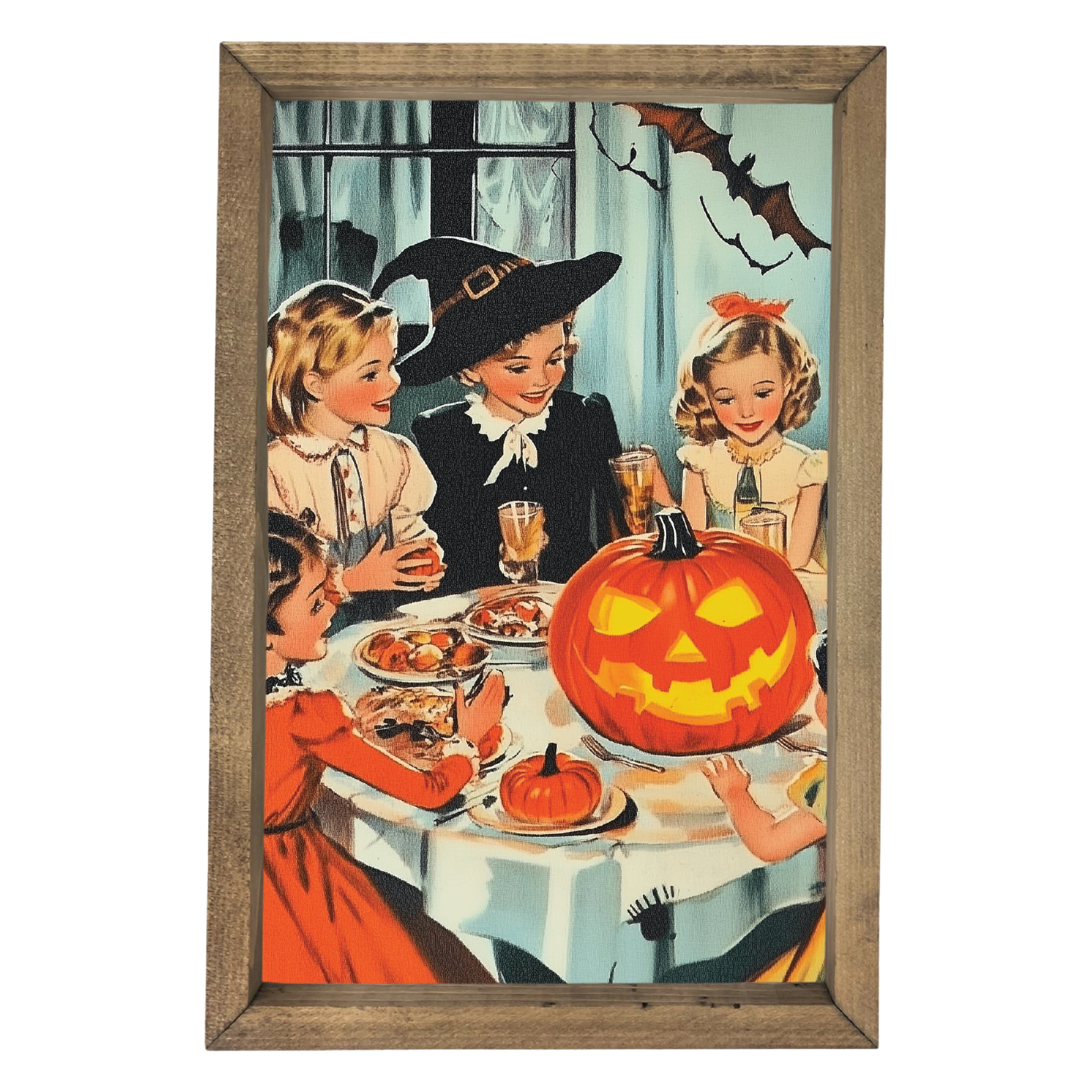 A Halloween Feast Framed Art