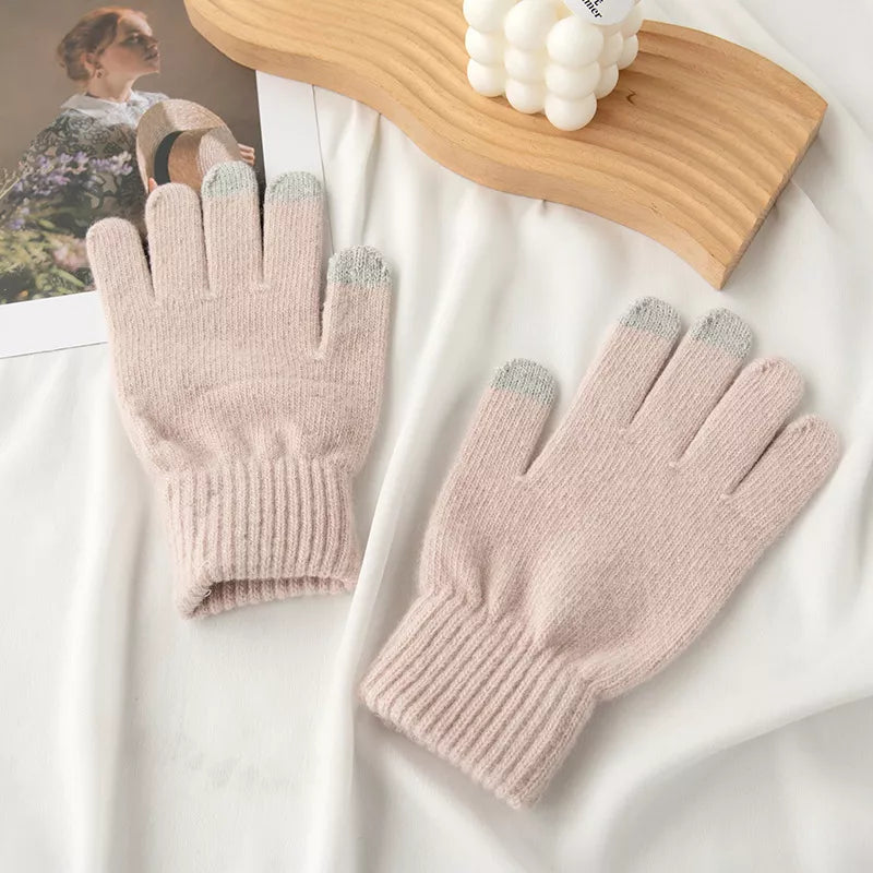 Touchscreen Knit Gloves