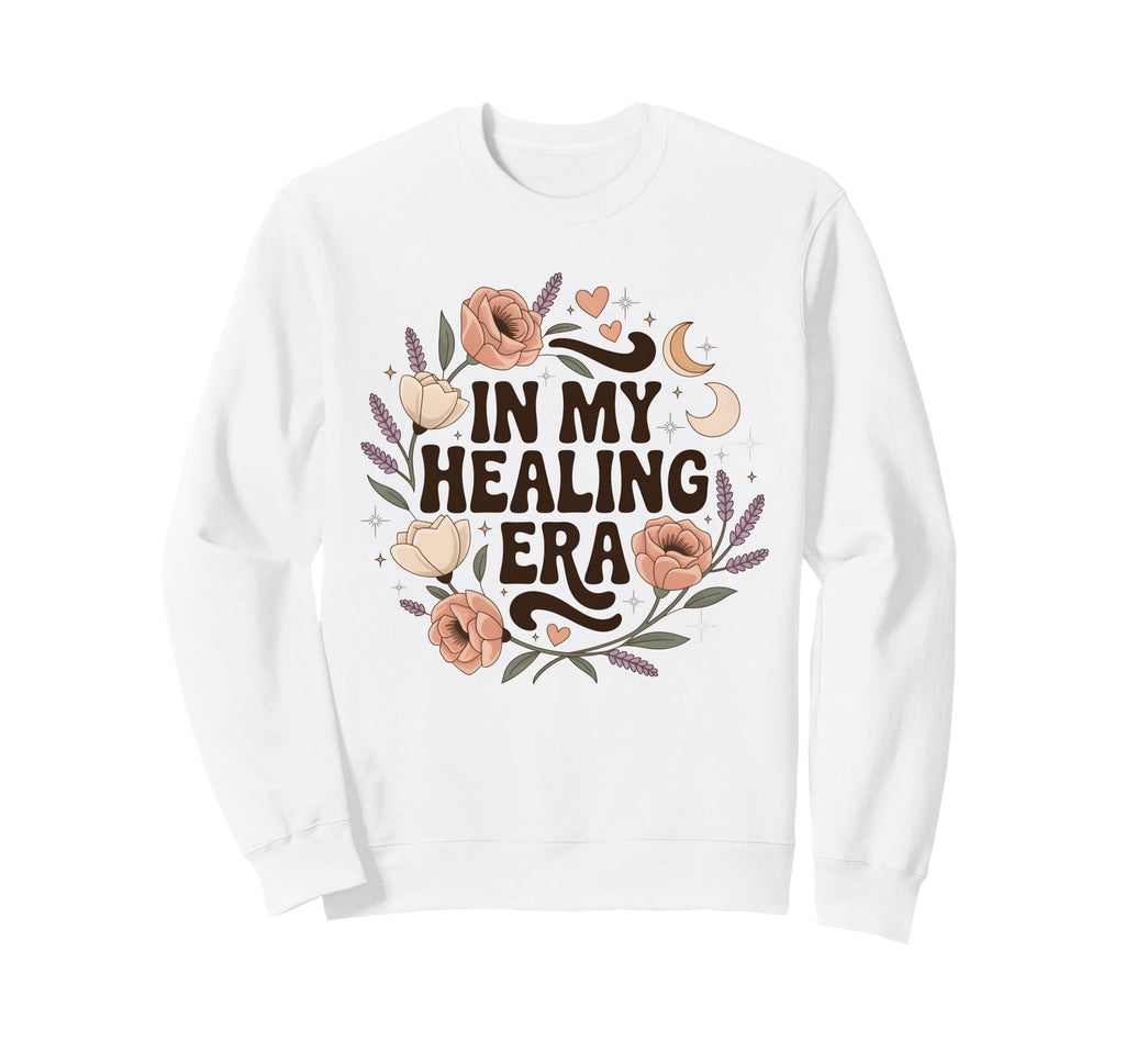 My Healing Era Groovy Self Care Sweatshirt - Fun Novelty Design Men Women