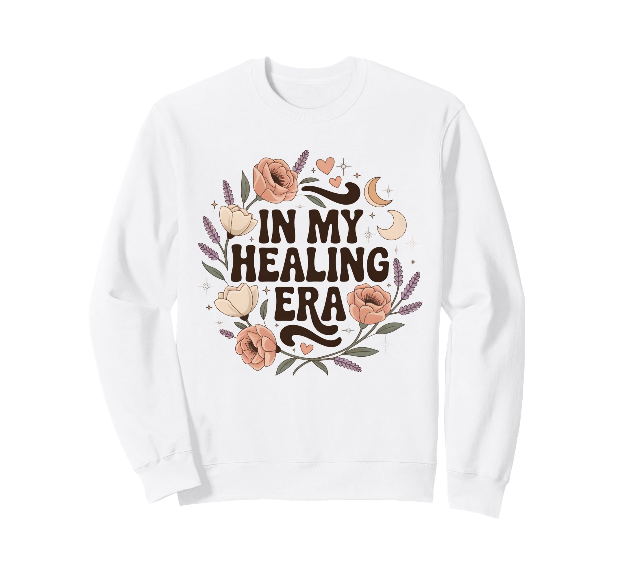 My Healing Era Groovy Self Care Sweatshirt - Fun Novelty Design Men Women