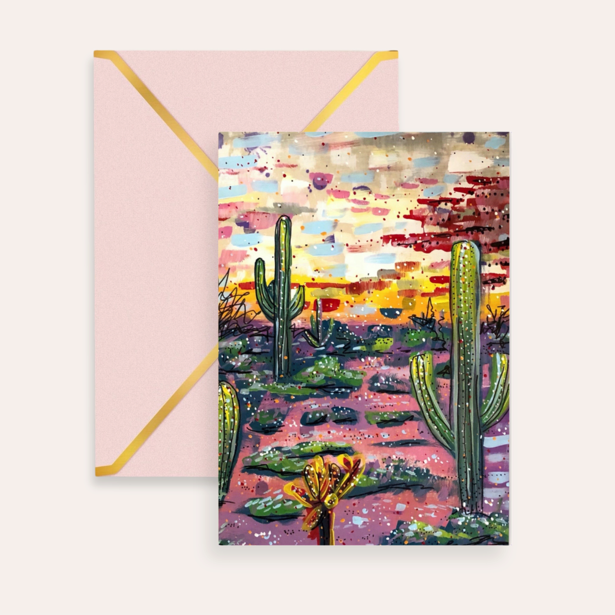 Arizona Tides Fine Art Greeting Card