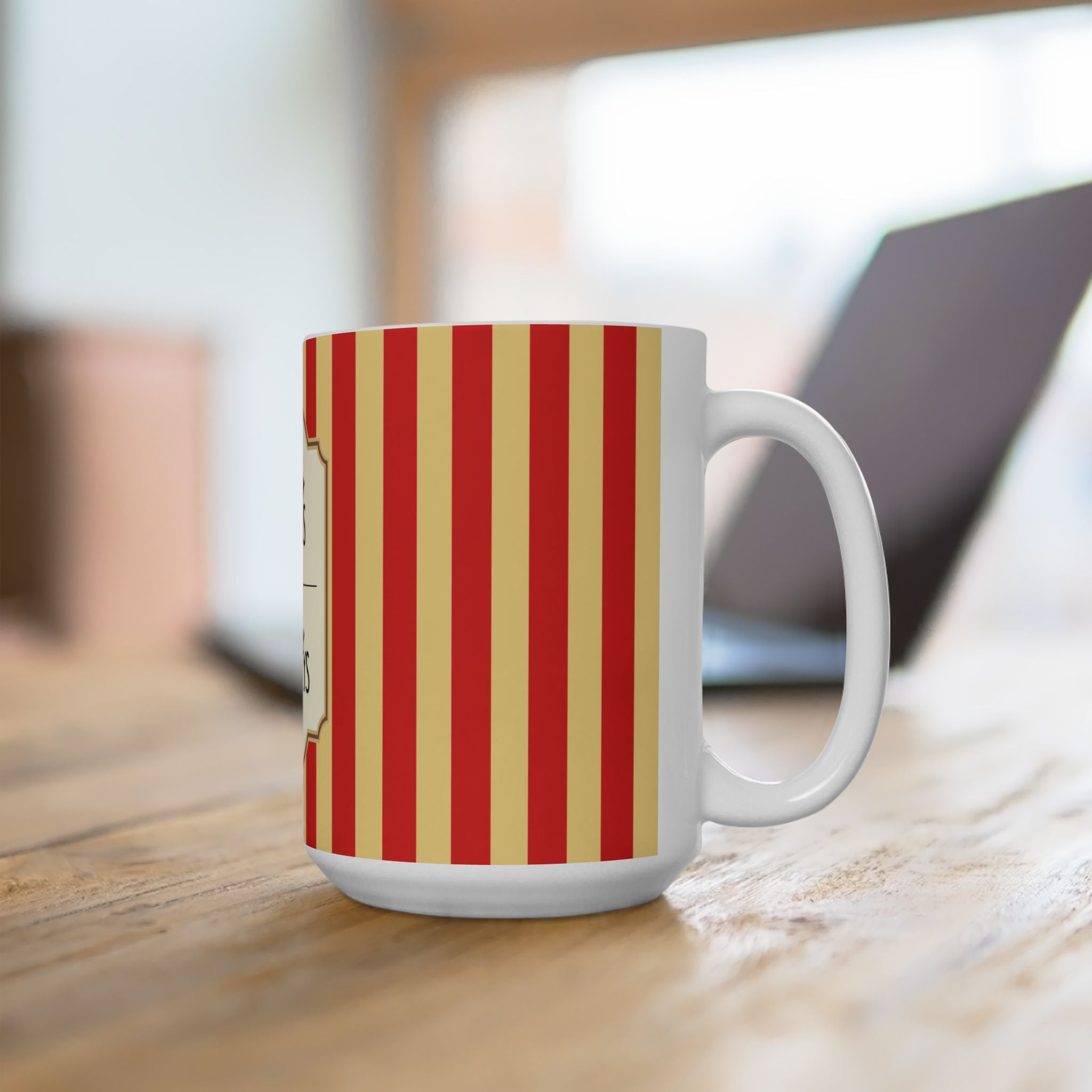 Not My Circus, Not My Monkeys Classic Mug, YELLOW - Humorous Office Mug