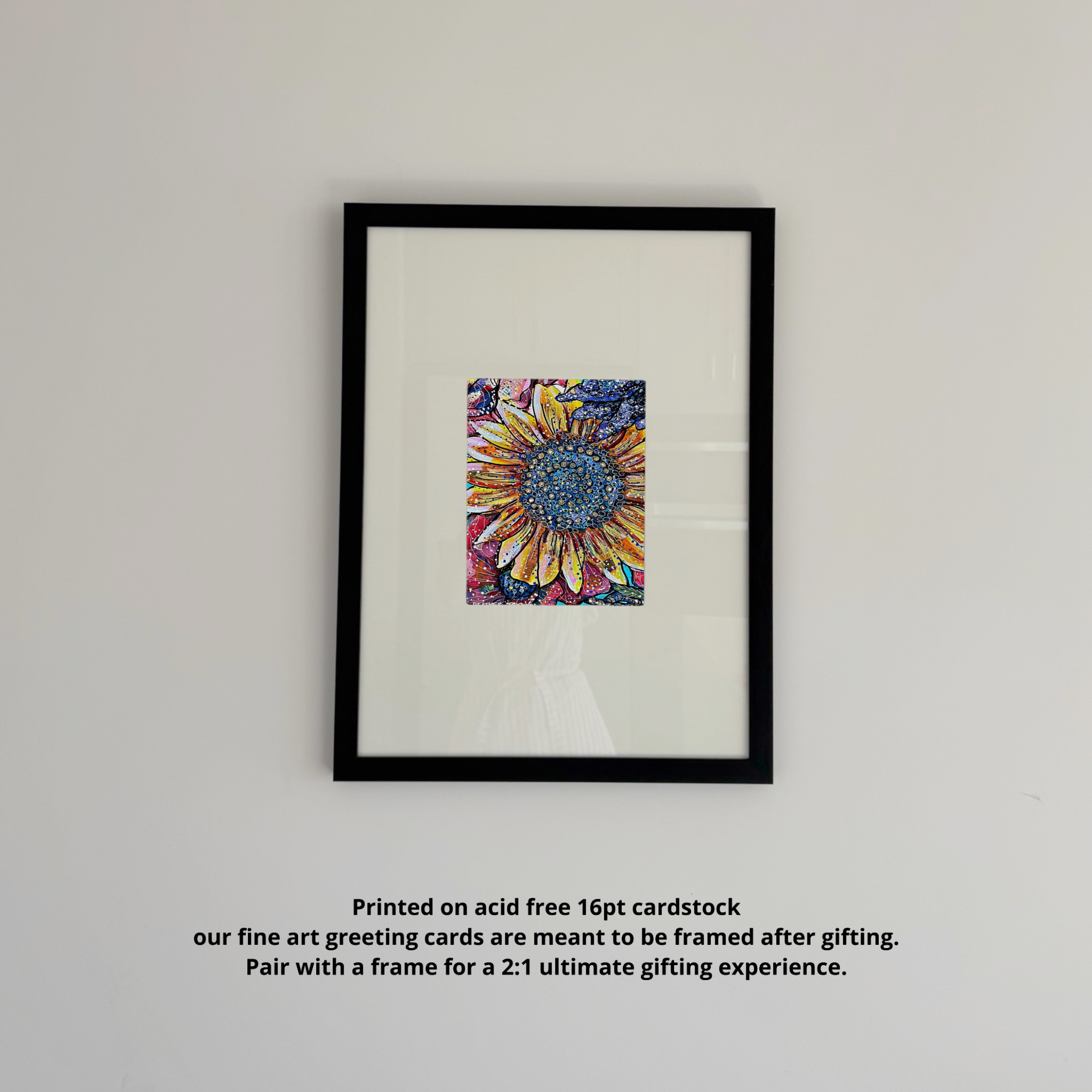 Sunflower Fine Art Greeting Card
