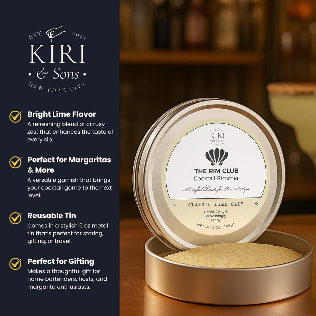 Cocktail Rimmer Salt | Tequila Shots | Classic Lime | 5oz