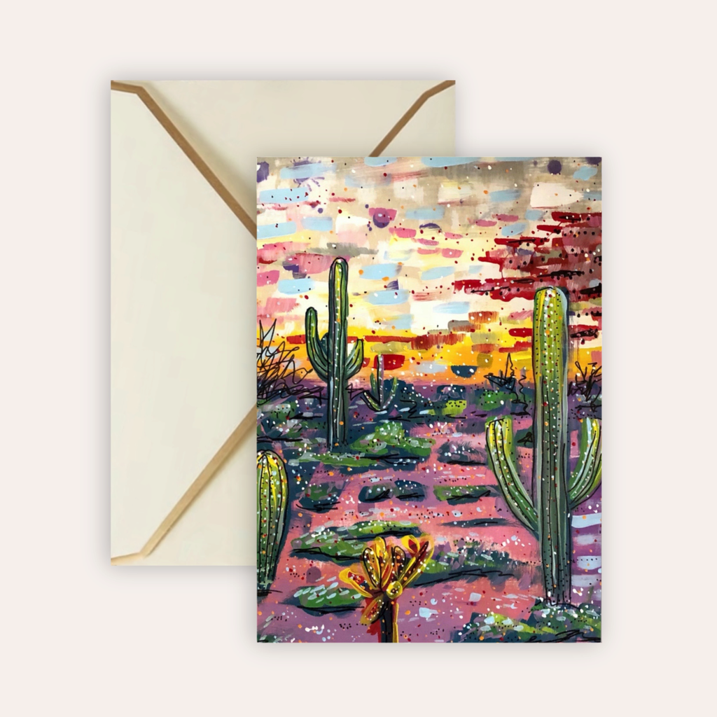 Arizona Tides Fine Art Greeting Card