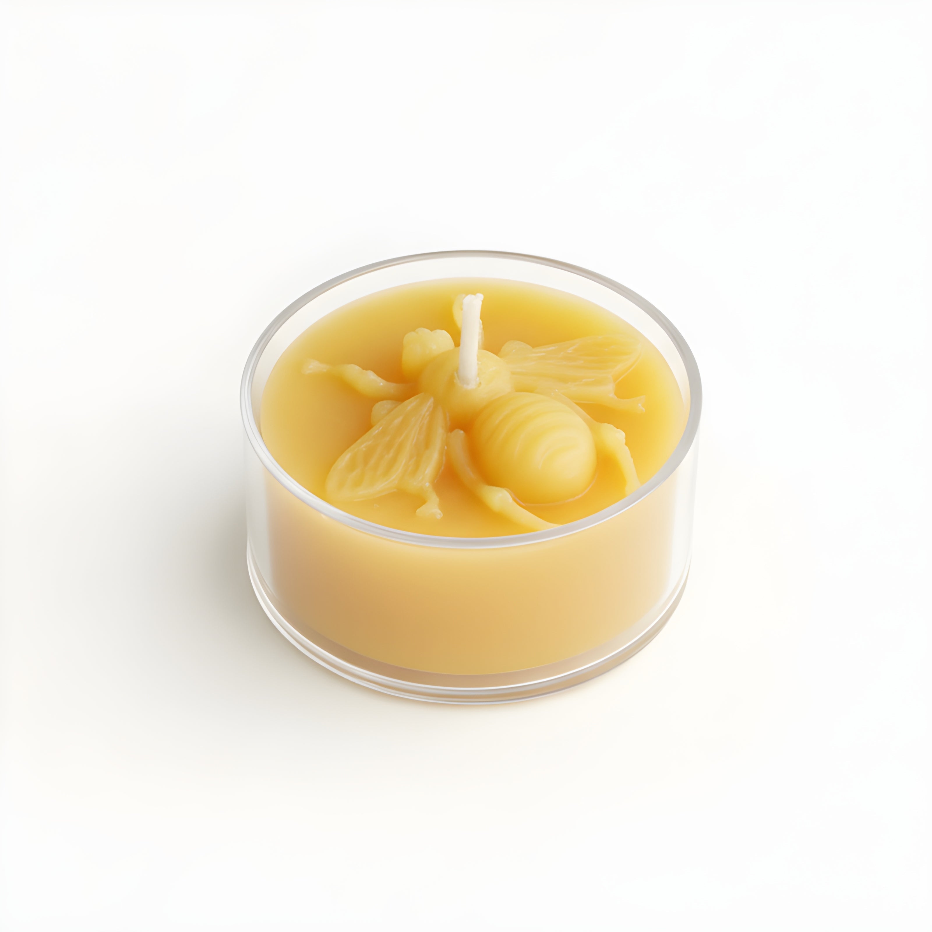 Honey Bee Beeswax Tealight Candles