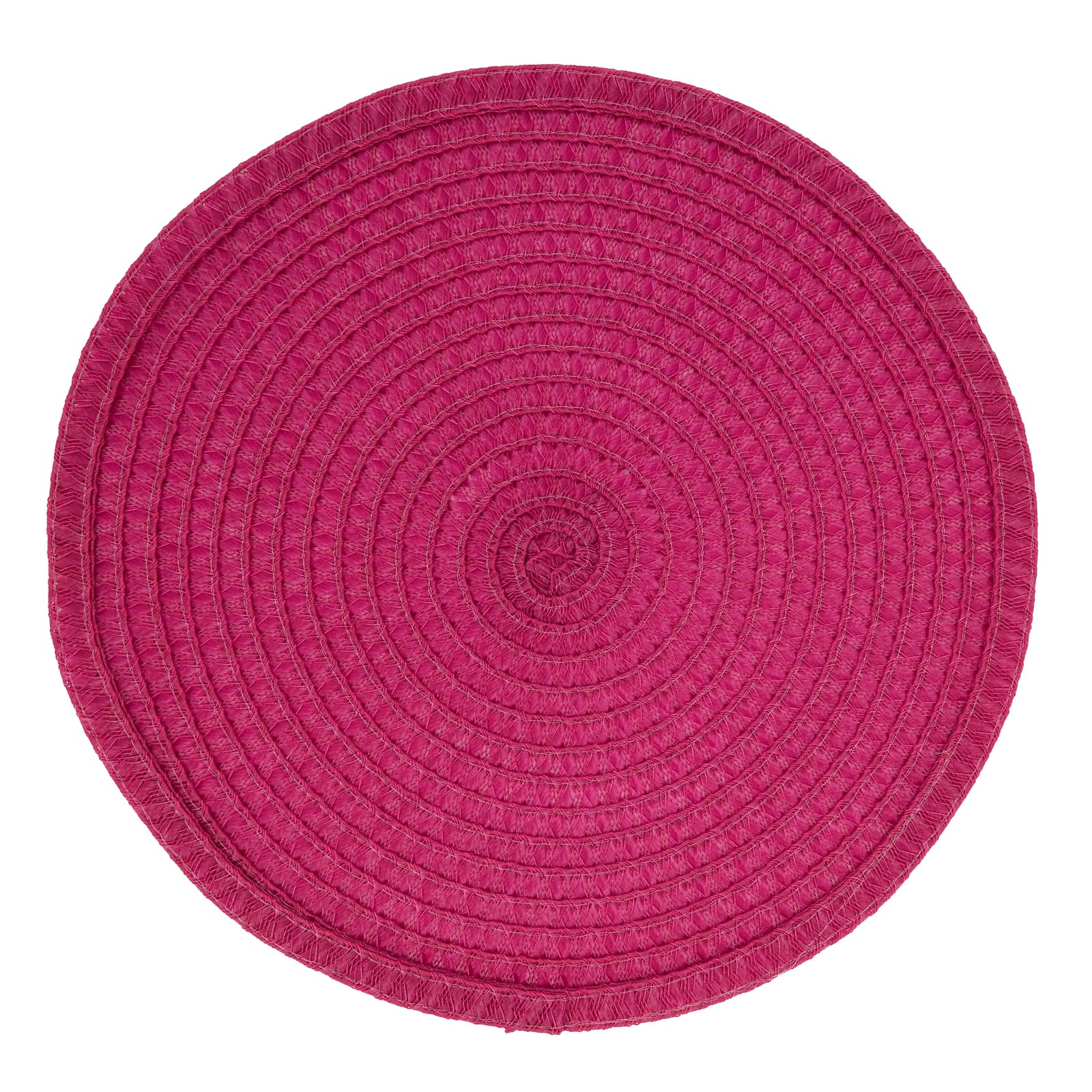 Fennco Styles Modern Everyday Textured Placemats 15 Inches Round, Set of 4 – Black Woven Table Mats for Home, Dining Room Décor, Banquets, Indoor & Outdoor and Special Events