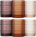 Venus Hobnail Lowball Whiskey Glassware, Set of 6