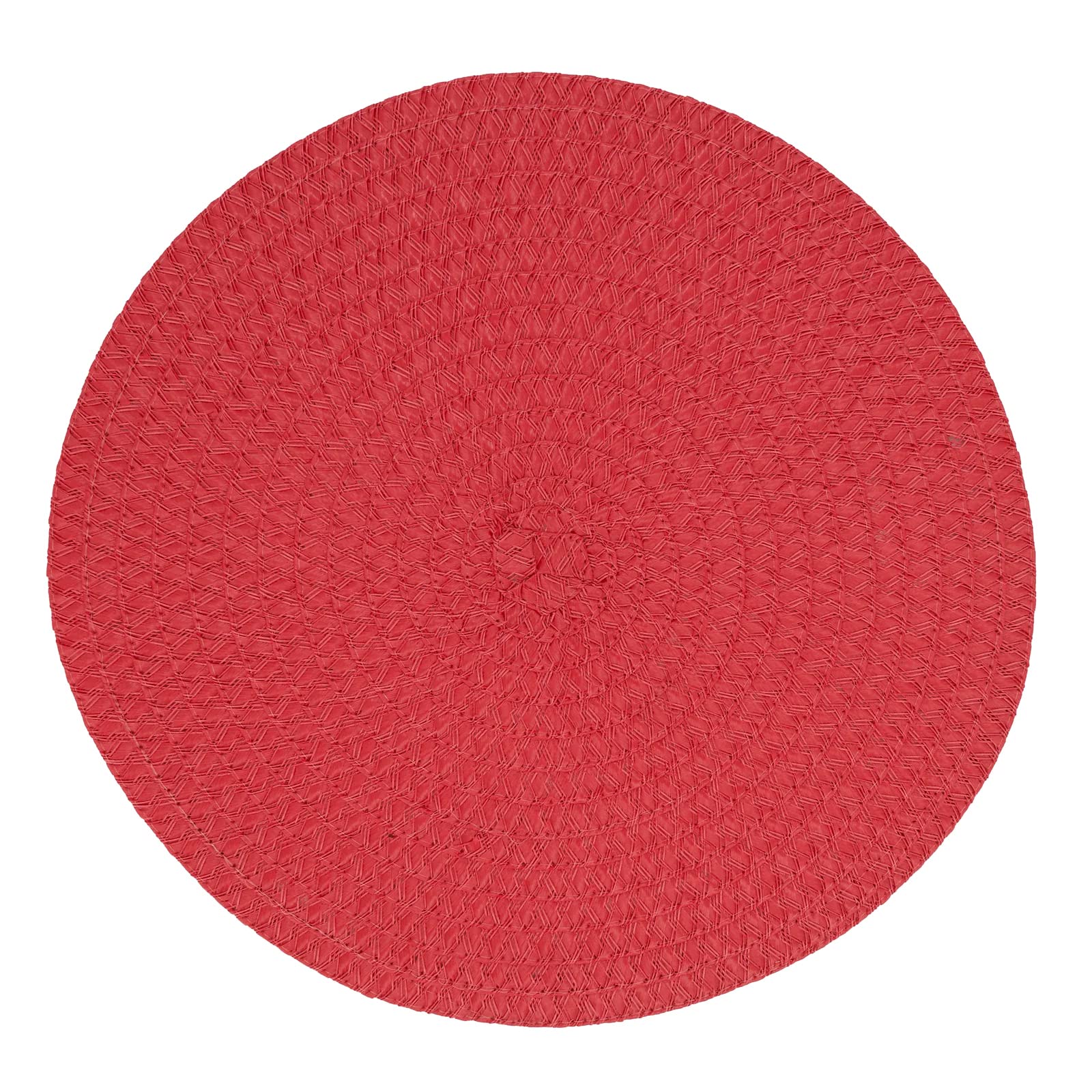 Fennco Styles Modern Everyday Textured Placemats 15 Inches Round, Set of 4 – Black Woven Table Mats for Home, Dining Room Décor, Banquets, Indoor & Outdoor and Special Events