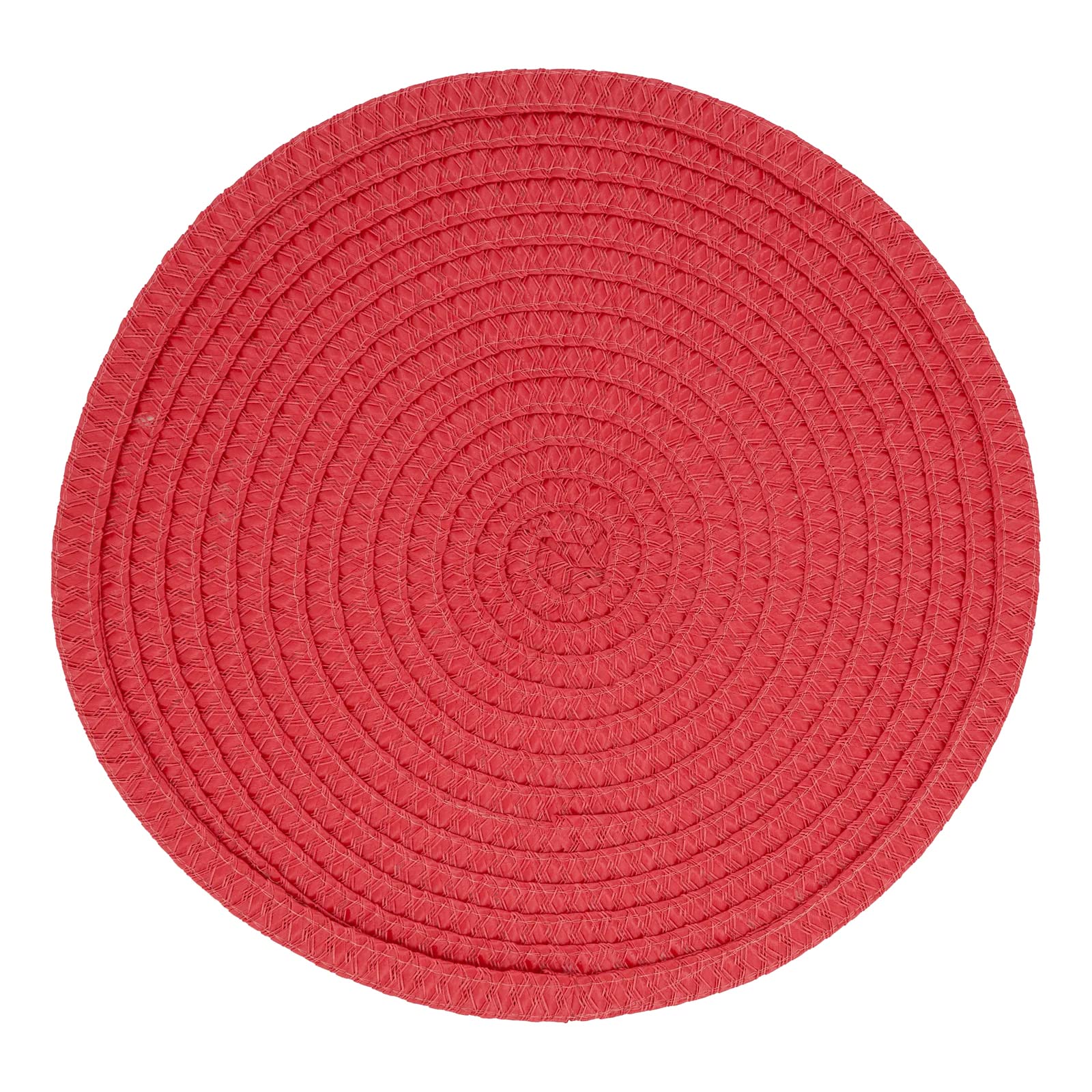 Fennco Styles Modern Everyday Textured Placemats 15 Inches Round, Set of 4 – Black Woven Table Mats for Home, Dining Room Décor, Banquets, Indoor & Outdoor and Special Events
