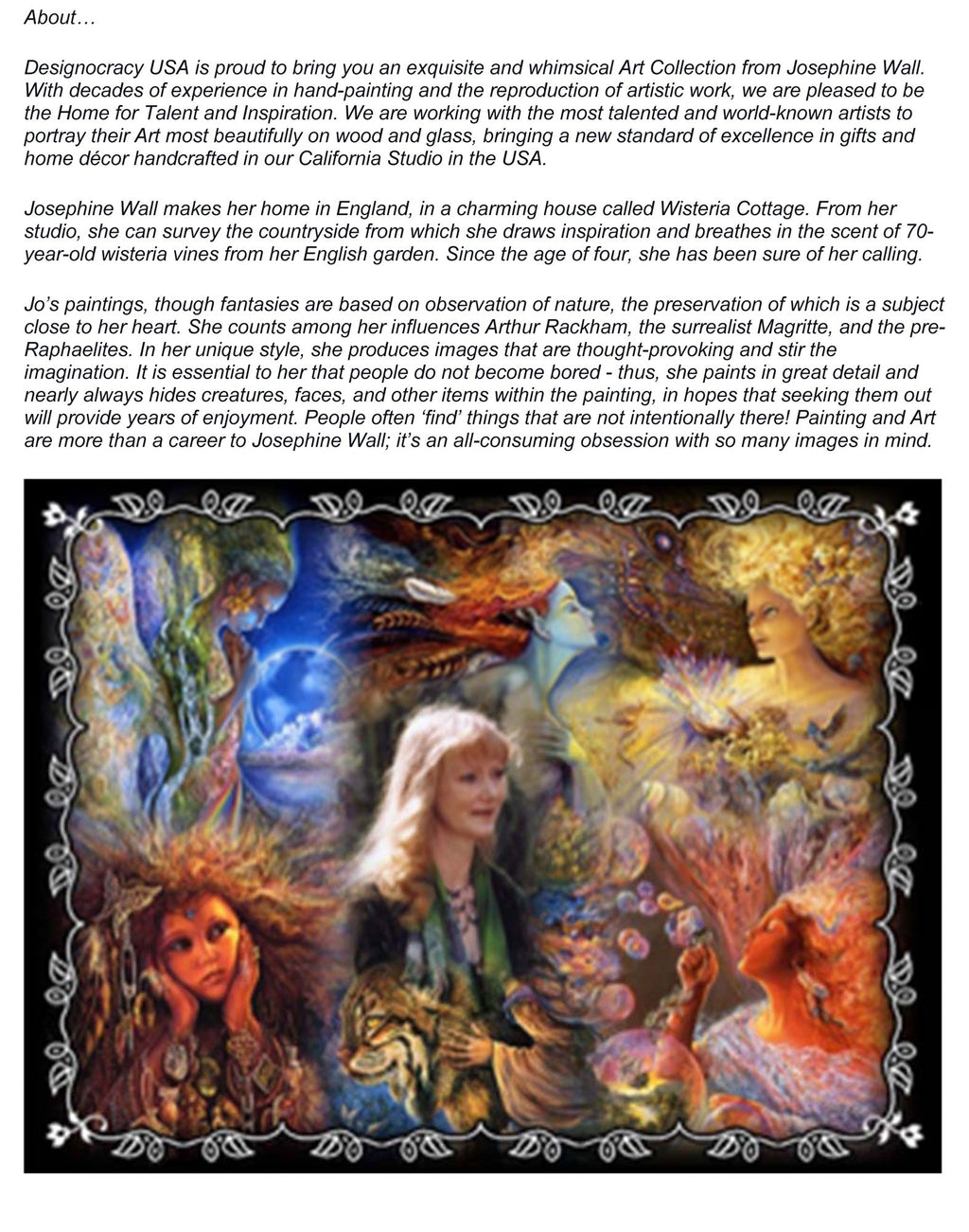 Forest Fairy Wooden Ornaments by Josephine Wall - Christmas Decor - 845620-JW