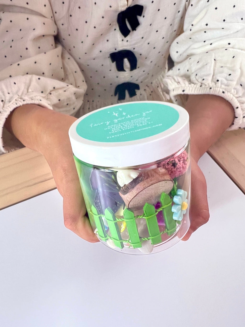 Special Edition Jar: Fairy Garden Playdough Sensory Toy Kit