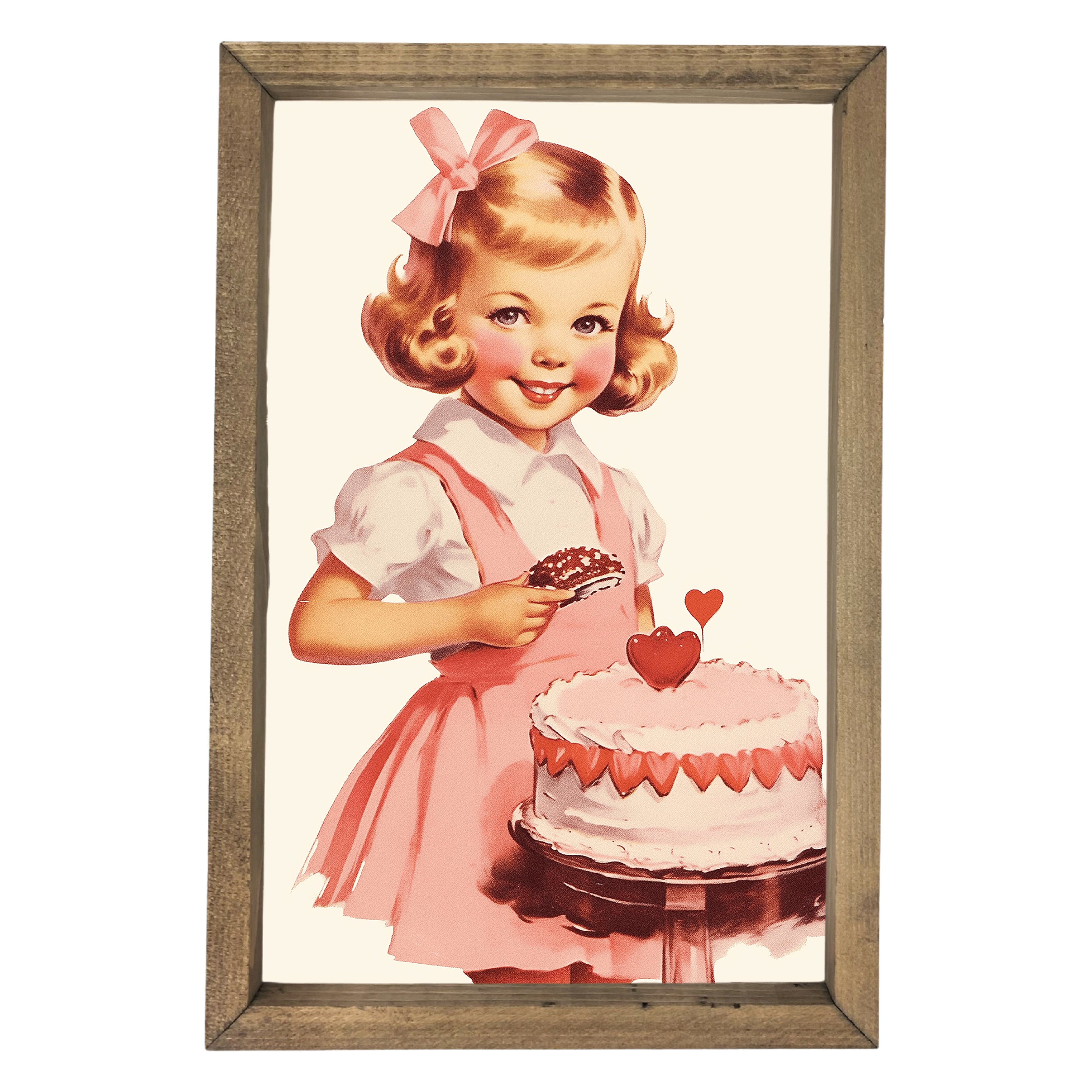 Vintage Cake Framed Art
