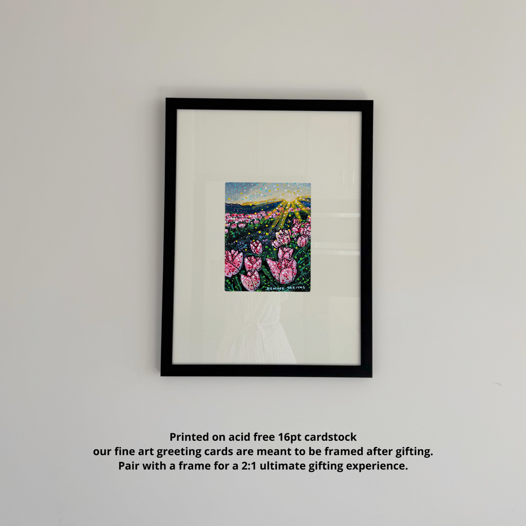Tulips Fine Art Greeting Card