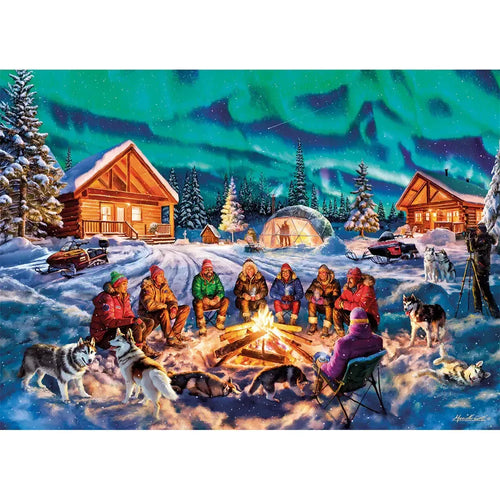 A Night if Northern Lights 1000 Piece Jigsaw Puzzle Gibsons