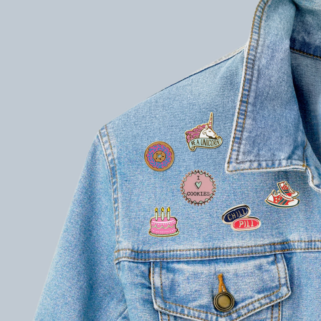 Always Be Yourself Unless You Can Be A Unicorn Enamel Pin on Gift Card