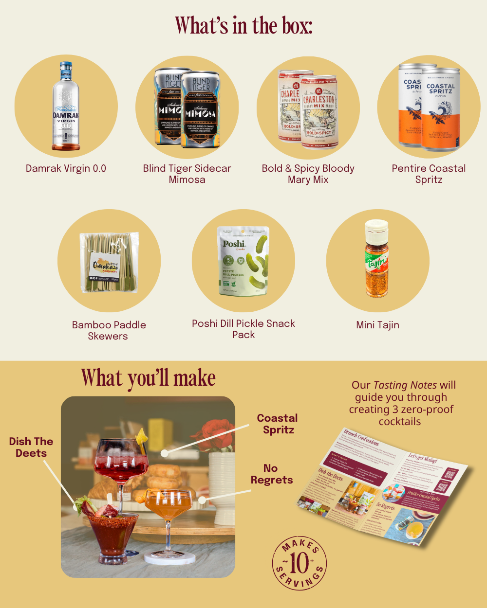 Brunch Confessions Zero-Proof Cocktail Kit