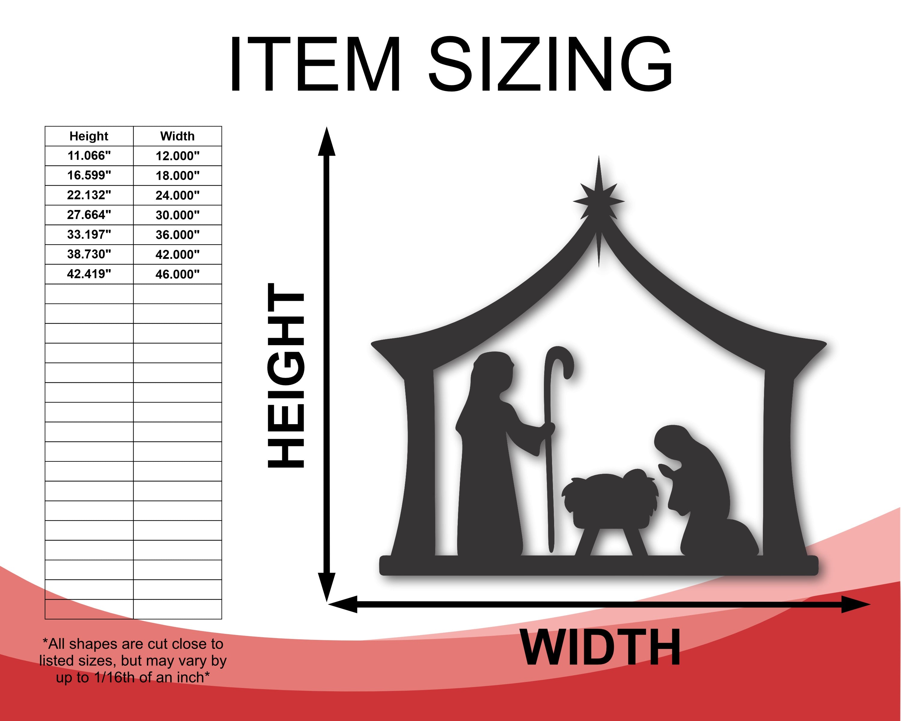Metal Nativity Scene | Metal Christmas Nativity Scene