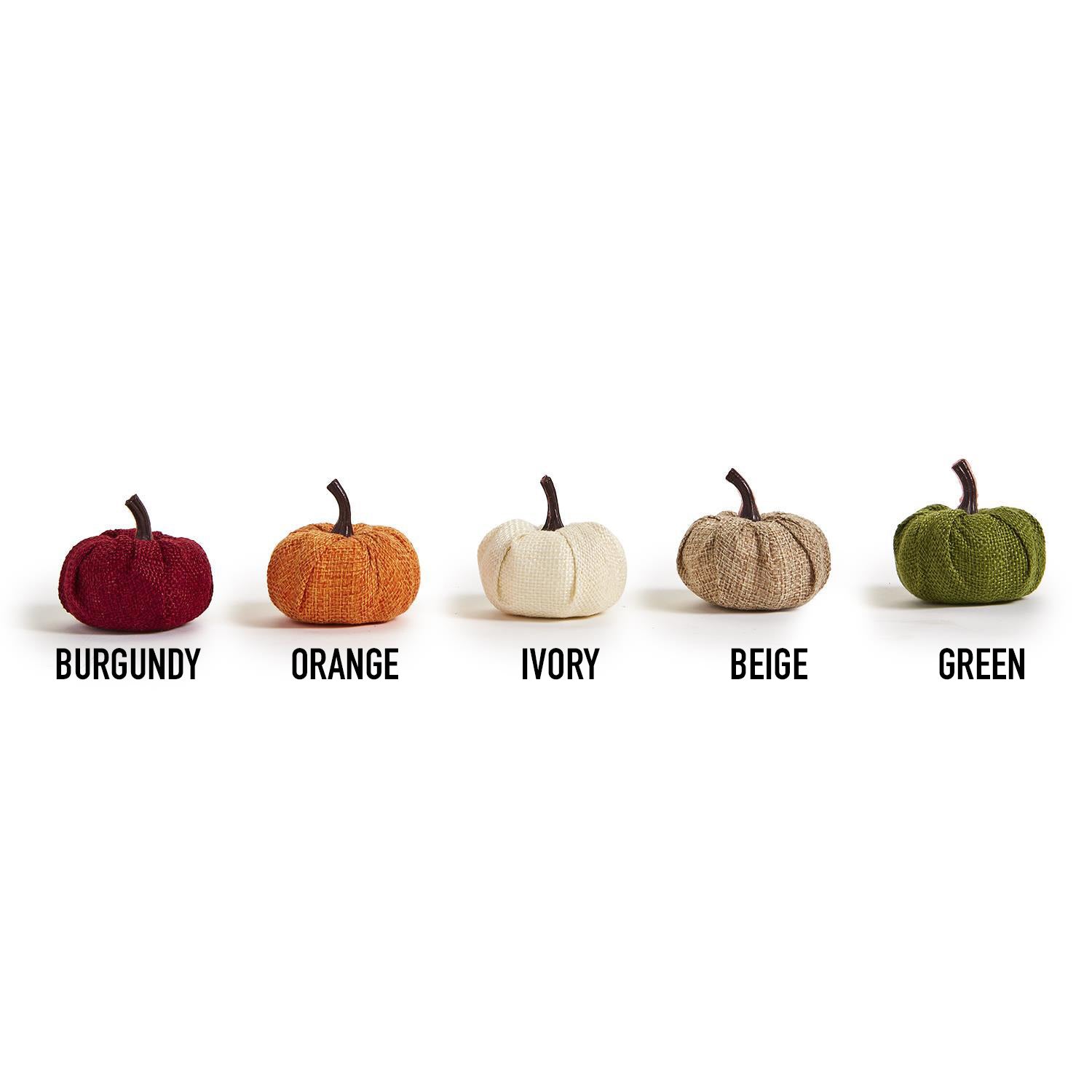 Jute Mini Pumpkins Rustic Fall Decor Set Handmade Jute Cotton Table Accents