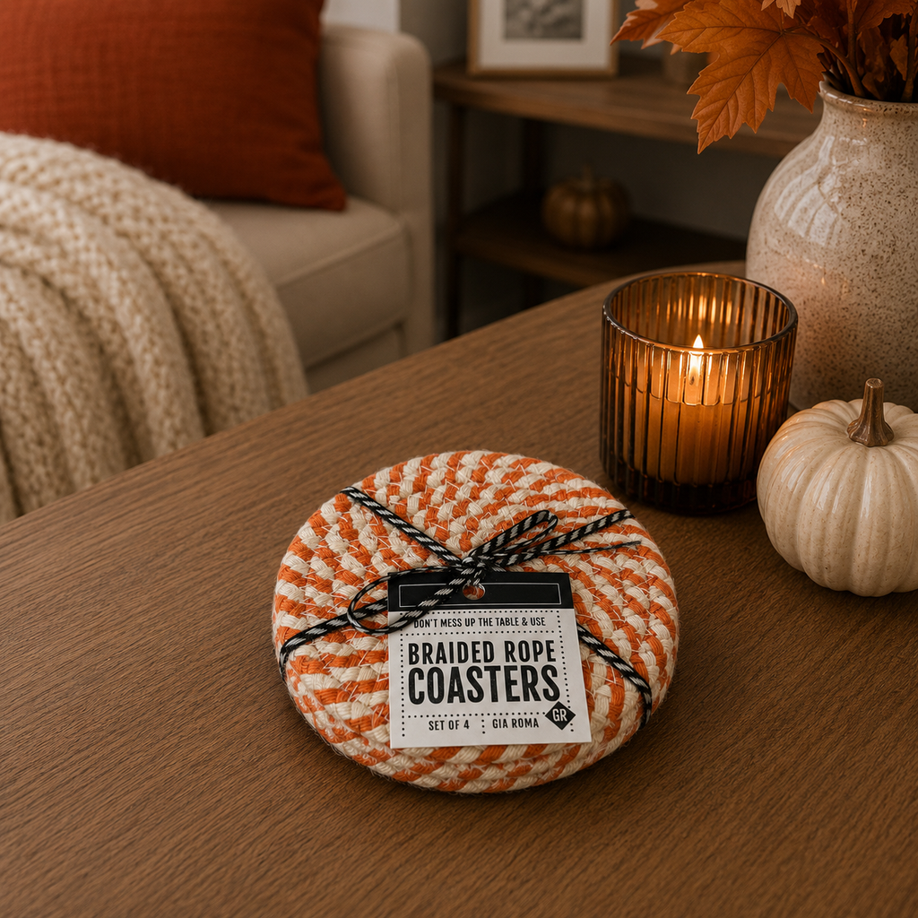 Fall Fabric Coasters