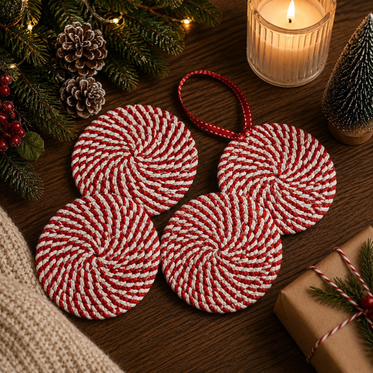 Candy Cane Coaster PRE-ORDER