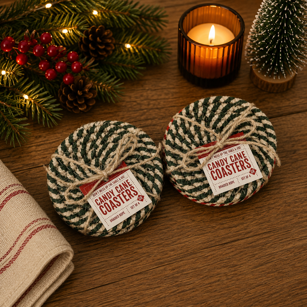 Candy Cane Coaster PRE-ORDER
