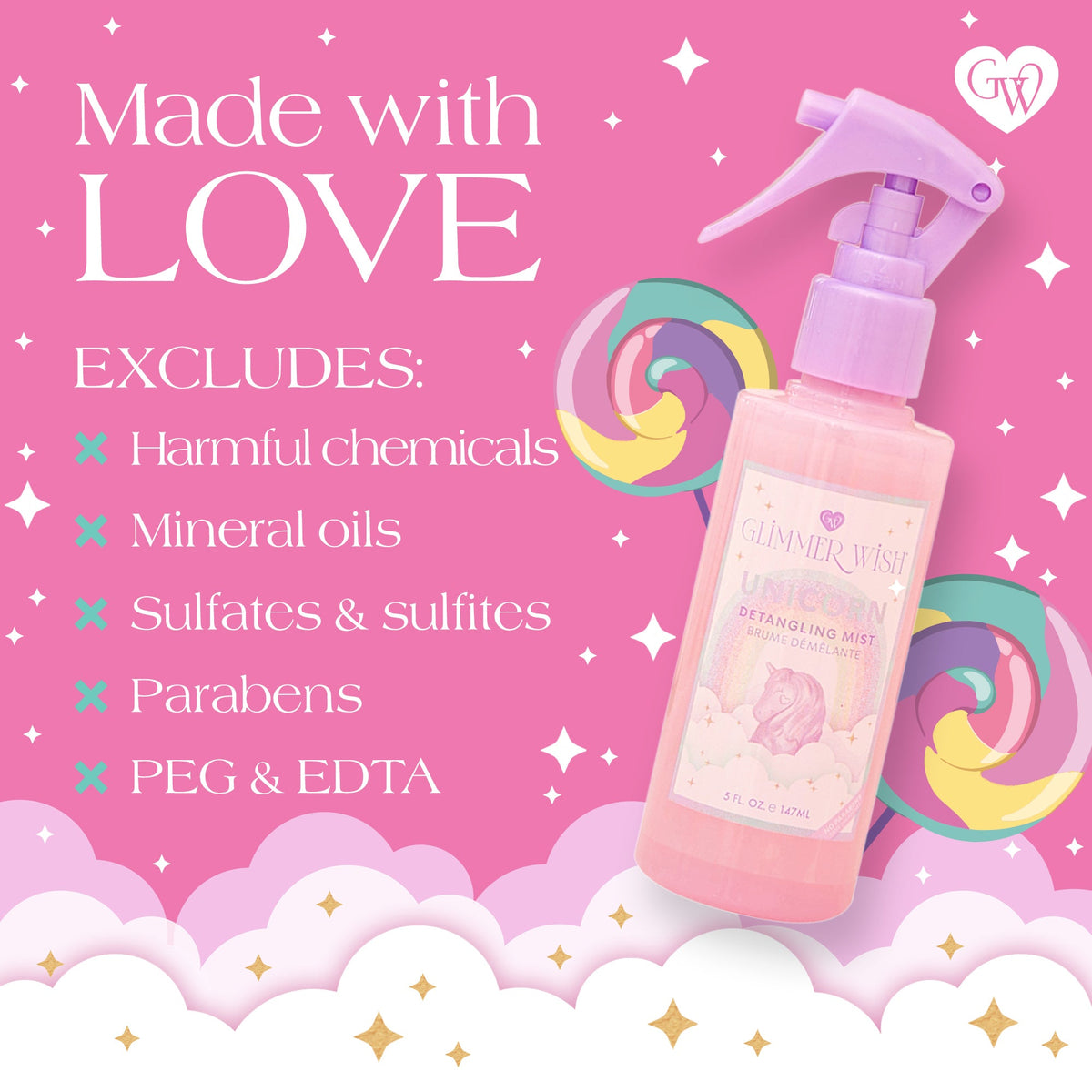 Unicorn Hair Detangling Mist
