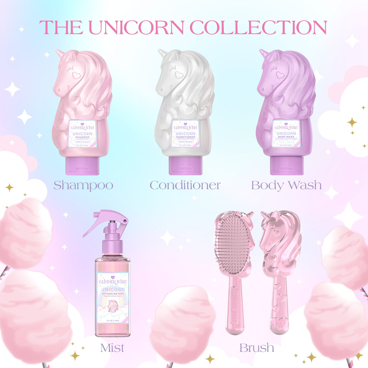 Unicorn Detangling Hair Brush