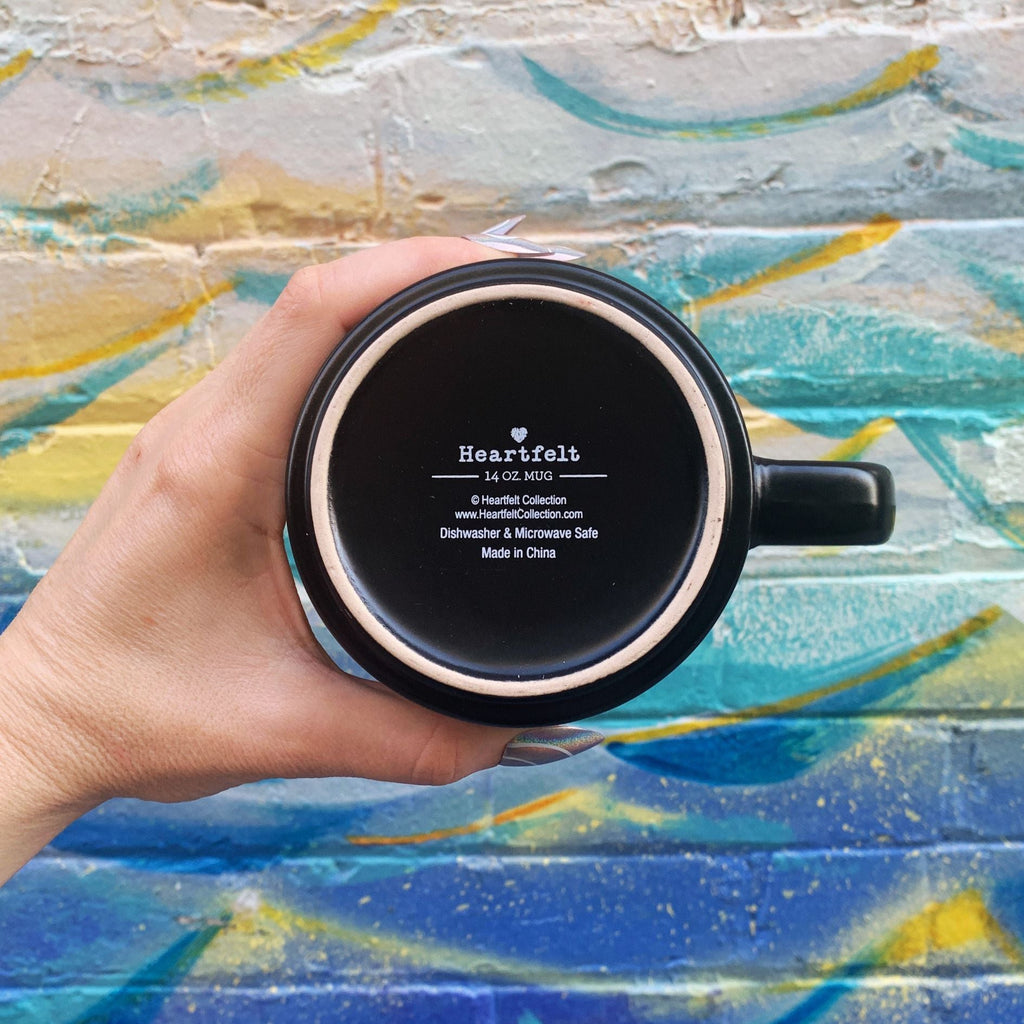 Courage Is Beautiful Stackable Mug | Stoneware Coffee Tea Cup | 14oz.
