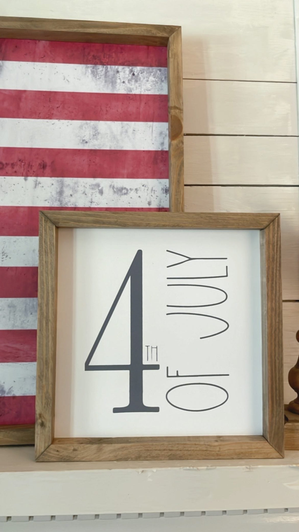 4th of July Framed Saying