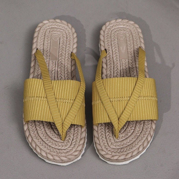 Women's Beach Sandals Fashion Toe-Strap Flip-Flops Slipper