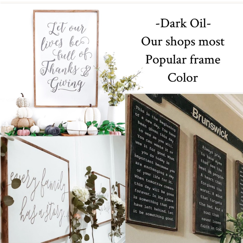 Wall decor Hello Pumpkin framed quote sign