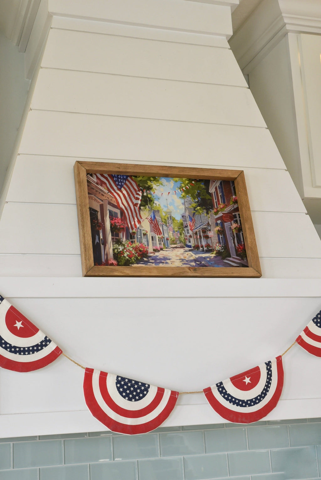 Americana Street Framed Art