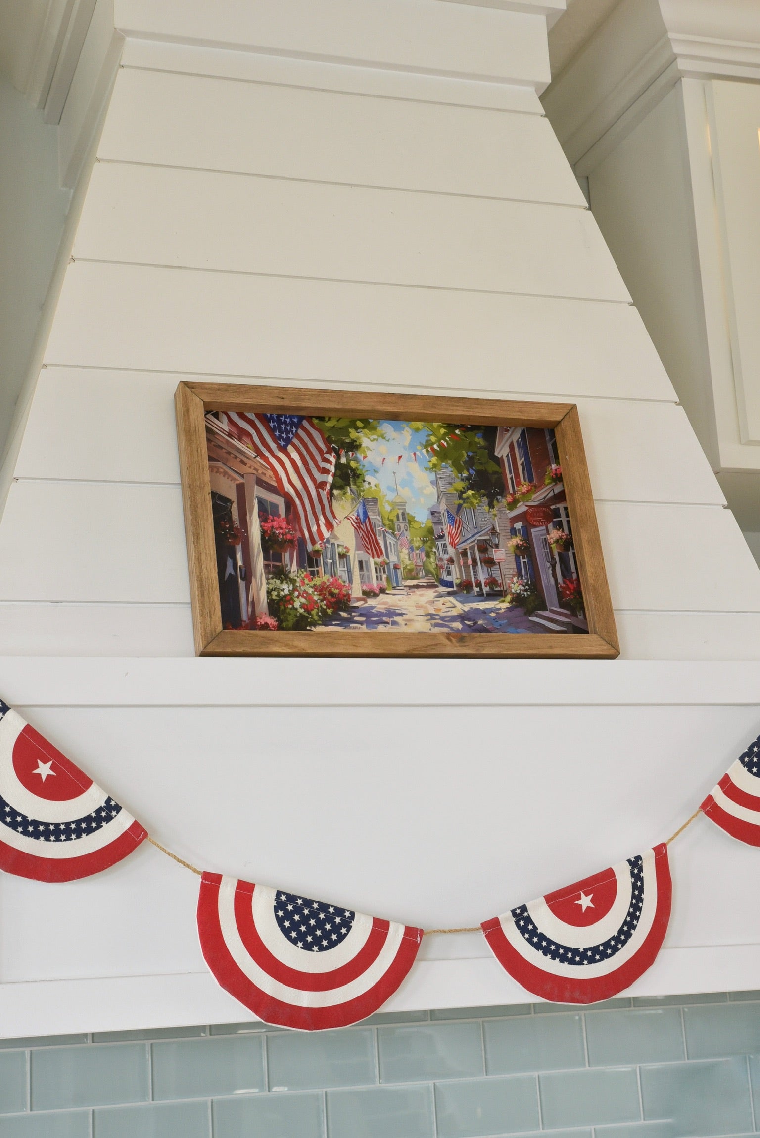 Americana Street Framed Art