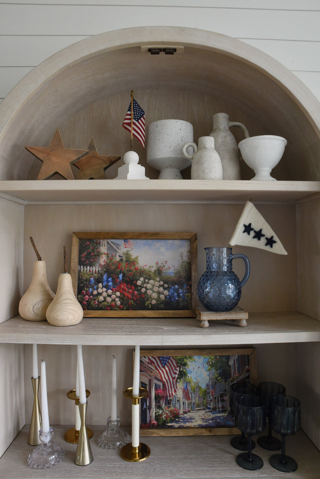 Americana Street Framed Art