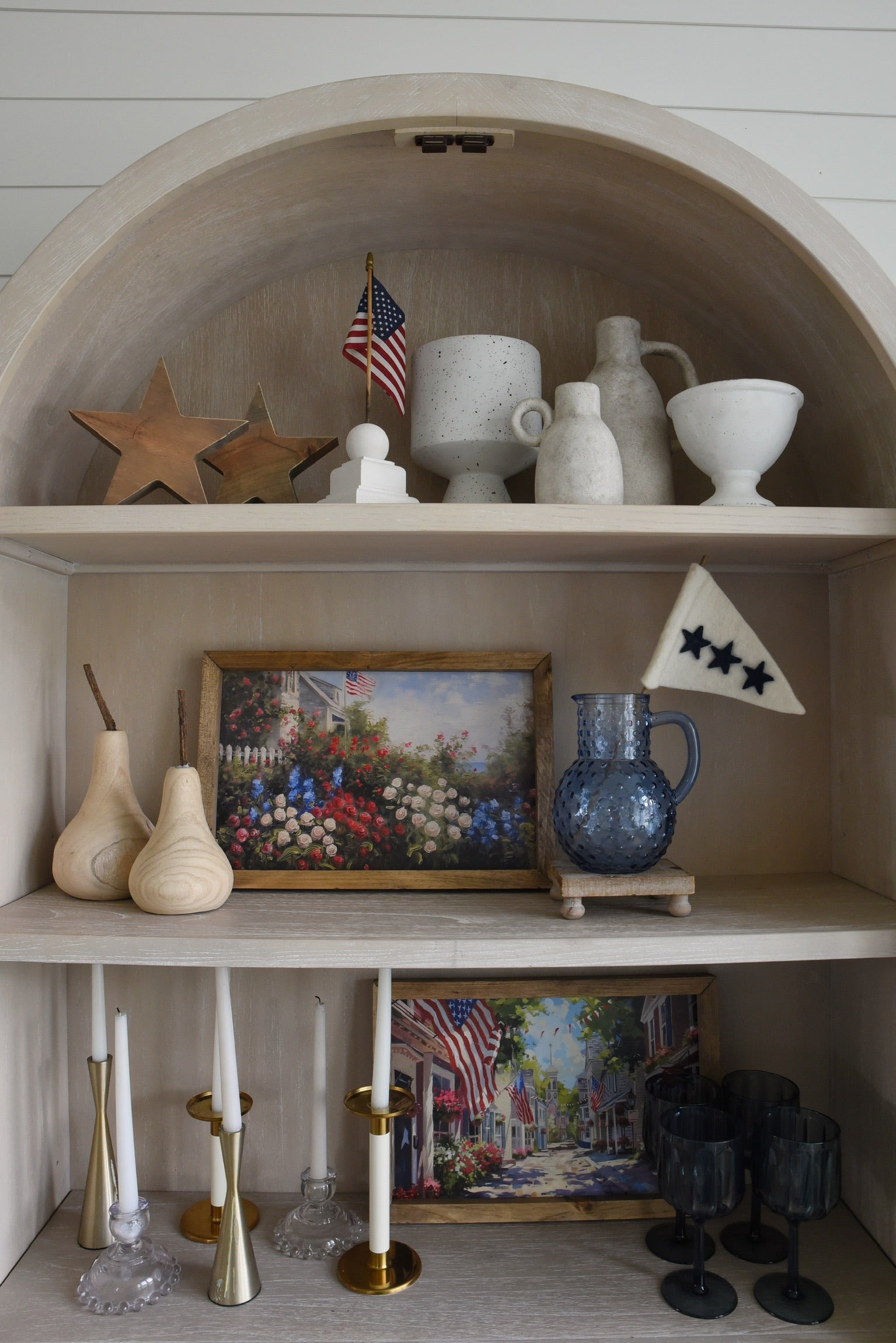 Americana Street Framed Art