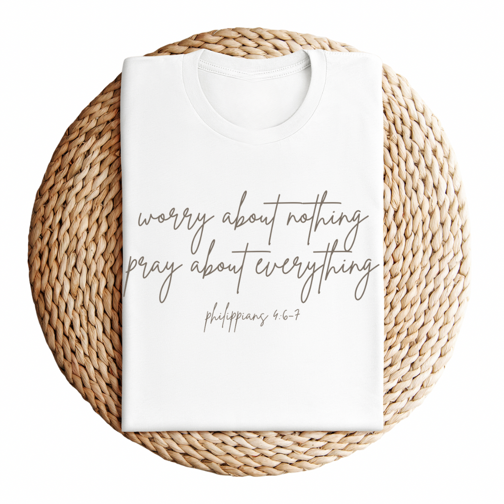 Philippians 4:6-7 Organic Cotton Tee