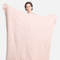 Super Soft Leopard Blanket in Light Pink