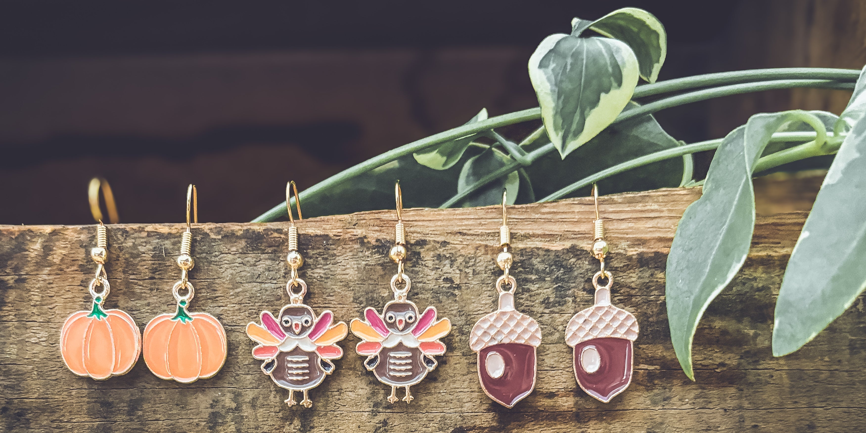 Adorable Fall Earring Set