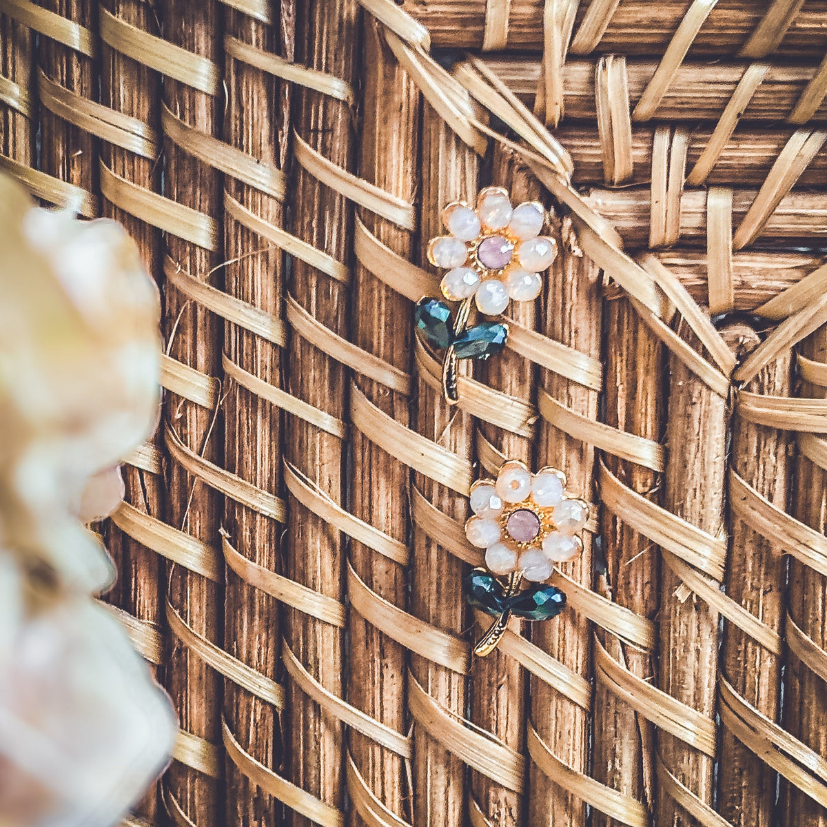Beautiful Dainty Flower Studs