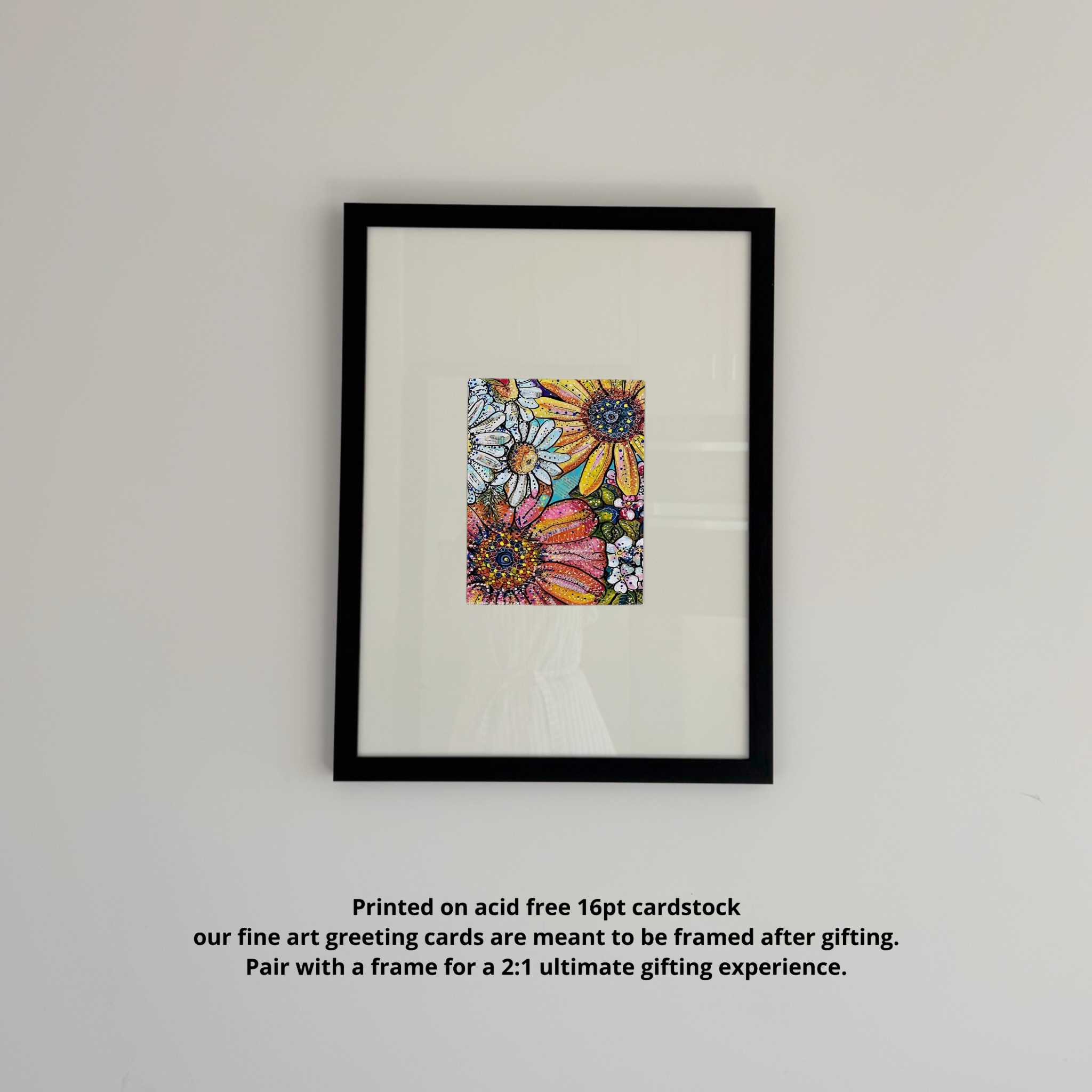 Flower Power Fine Art Greeting Card