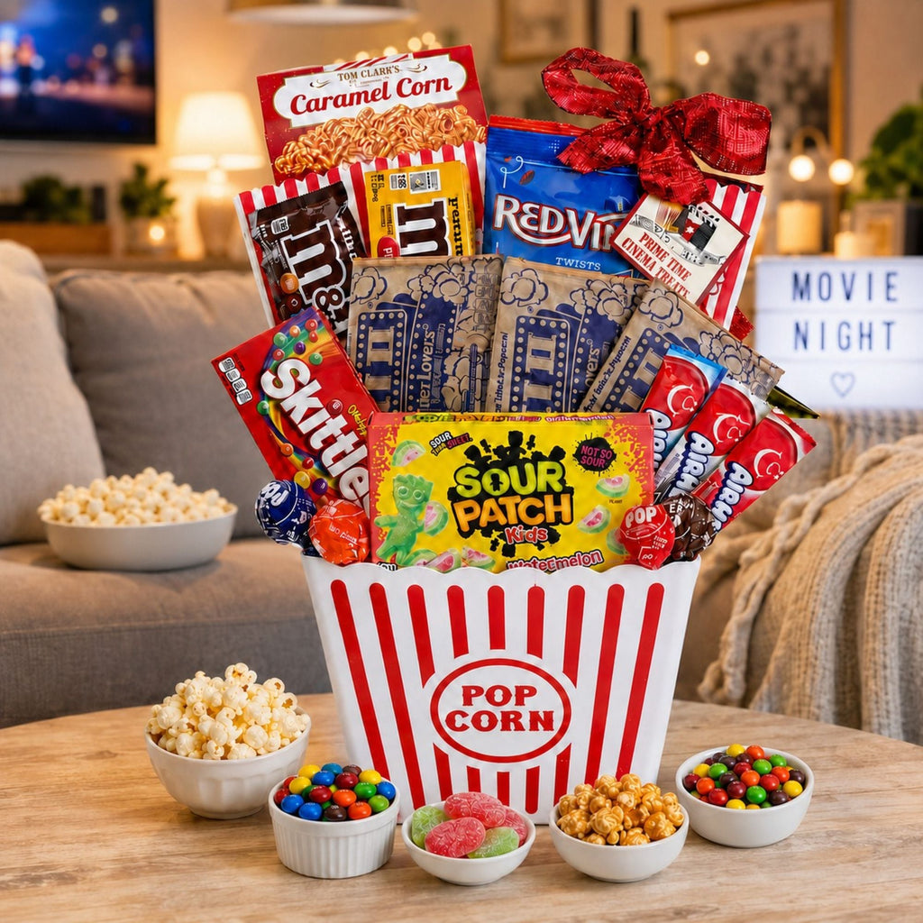 Ultimate Movie Night Gift Basket