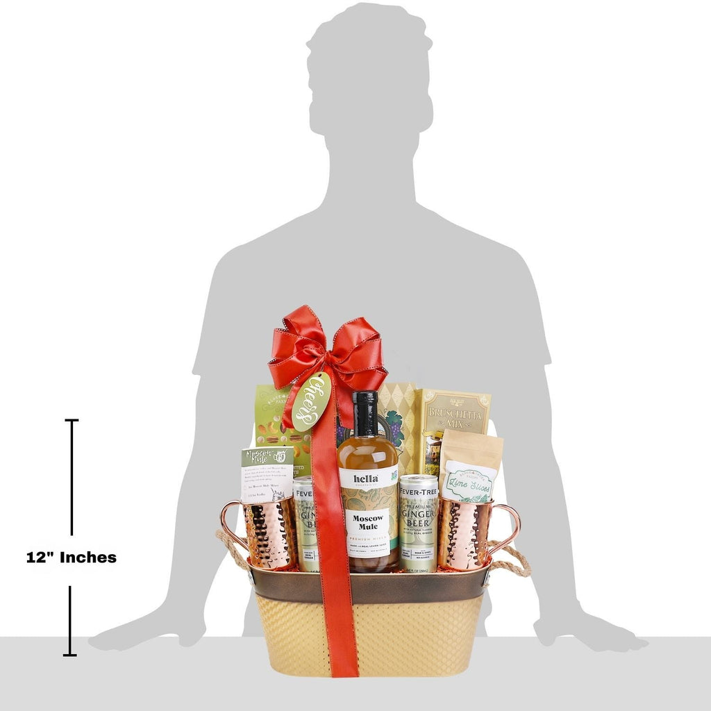 Moscow Mule Handcrafted Cocktail Gift Basket