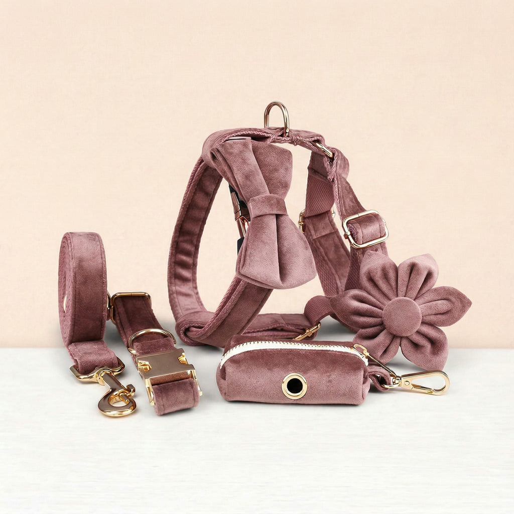 Dusty Pink Velvet Set