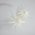 26" Ivory Recycled Paper Folding Snowflake Ornament