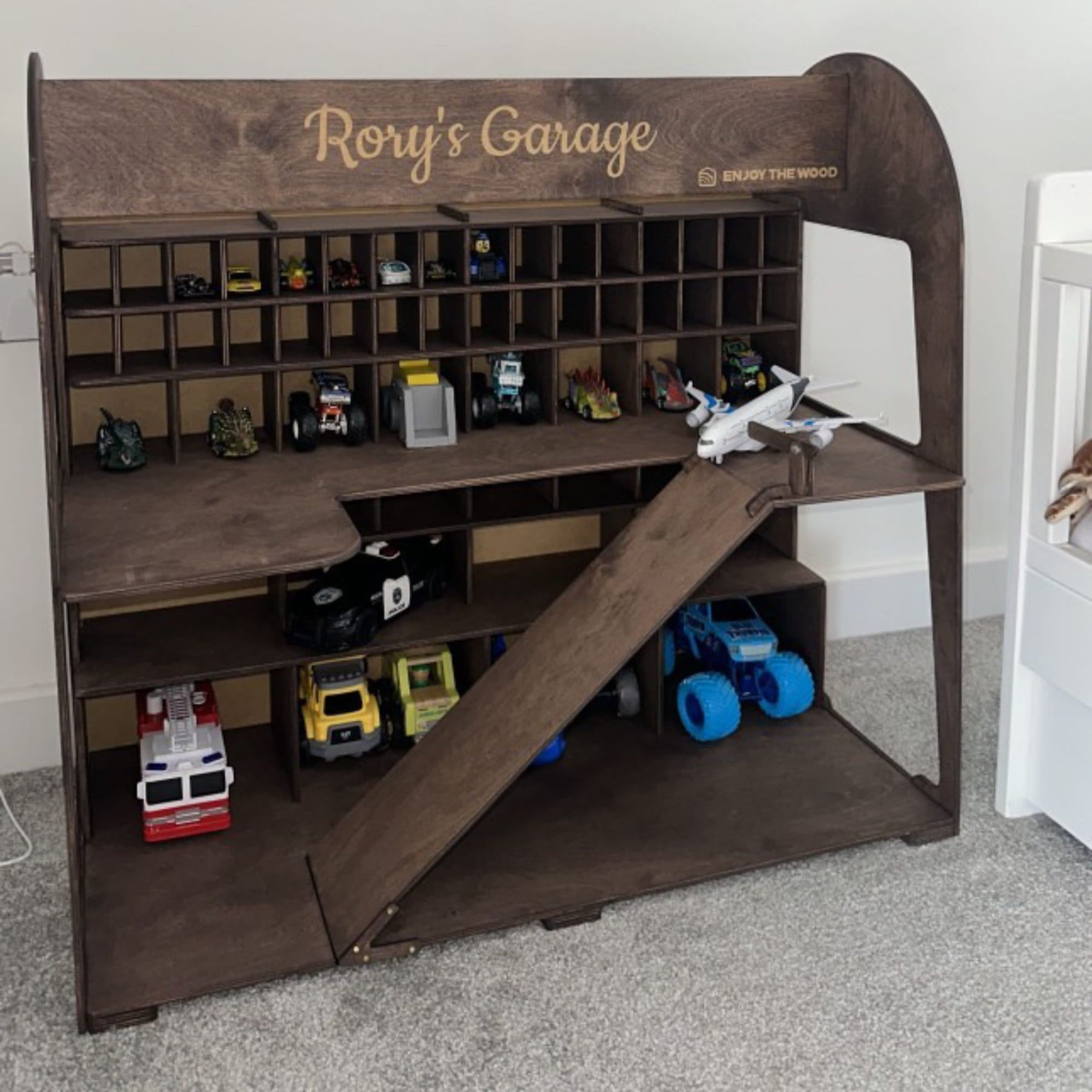 Toy Car Garage Storage