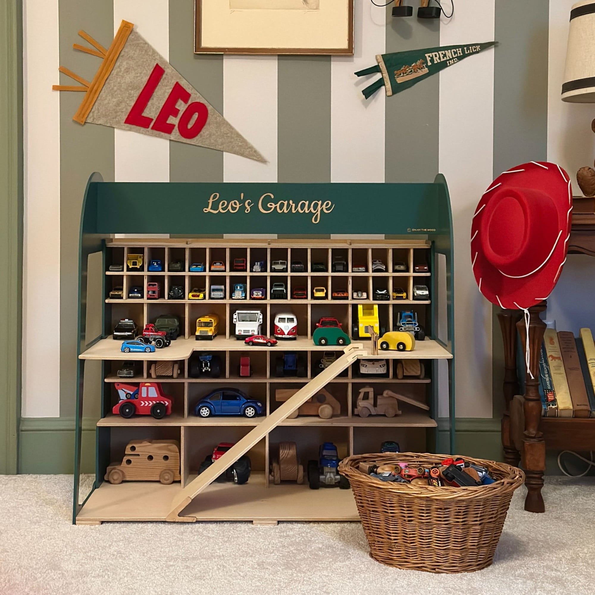 Toy Car Garage Storage